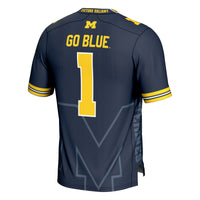 Michigan Wolverines Icon Print Navy jersey – view 4