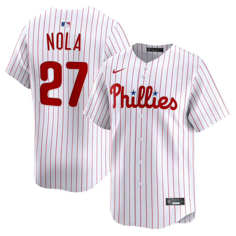 Philadelphia Phillies Aaron Nola White jersey – view 1