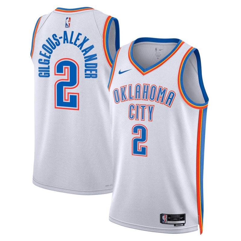 Oklahoma City Thunder White jersey – view 1