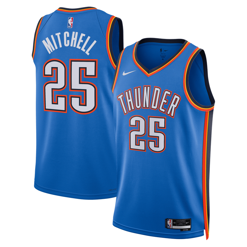 Oklahoma City Thunder Ajay Mitchell - Blue jersey – view 1