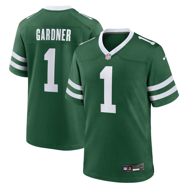 New York Jets Ahmad Sauce Gardner Green jersey – view 1