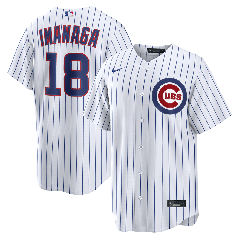 Chicago Cubs Shota Imanaga White jersey – view 1