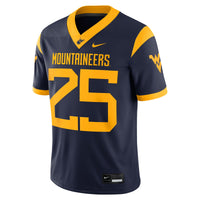 West Virginia Mountaineers Navy jersey – view 3