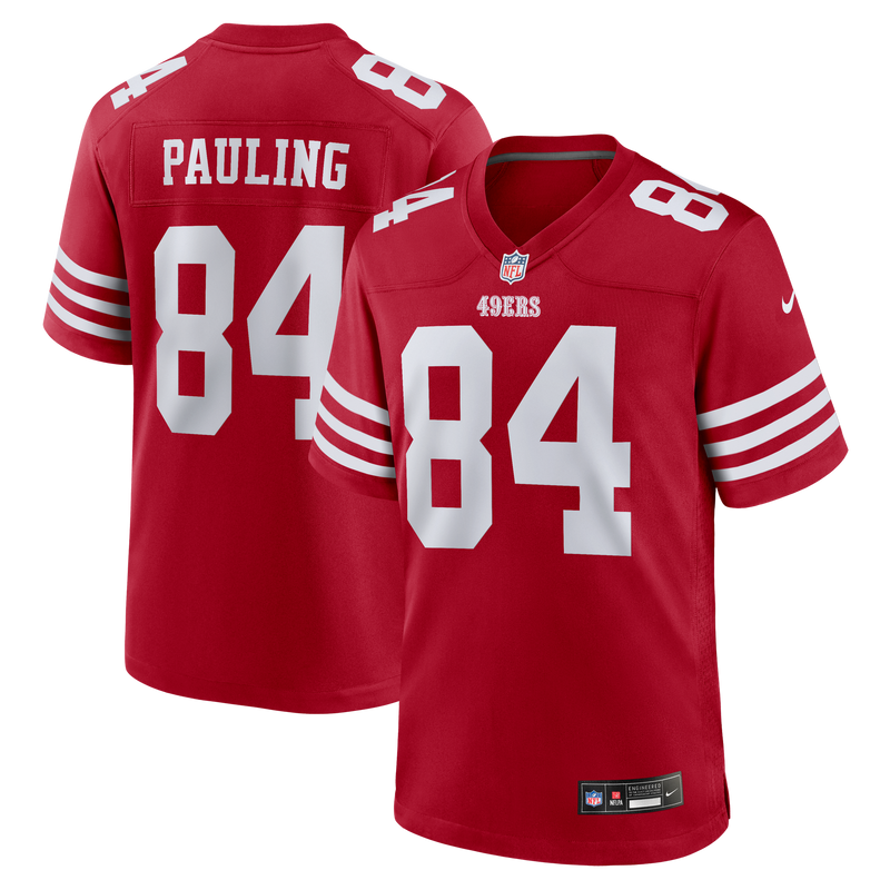 San Francisco 49ers Will Pauling Scarlet jersey – view 1