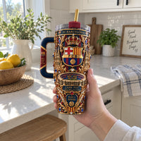 FCB Ornamental - Crest, Cathedral Spires and Club Devotion - main