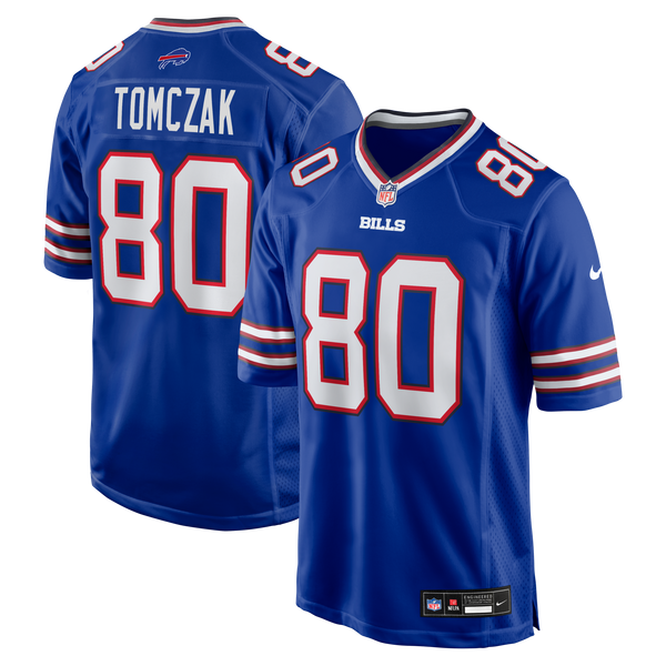 Buffalo Bills Max Tomczak Nike Royal Team Game Jersey