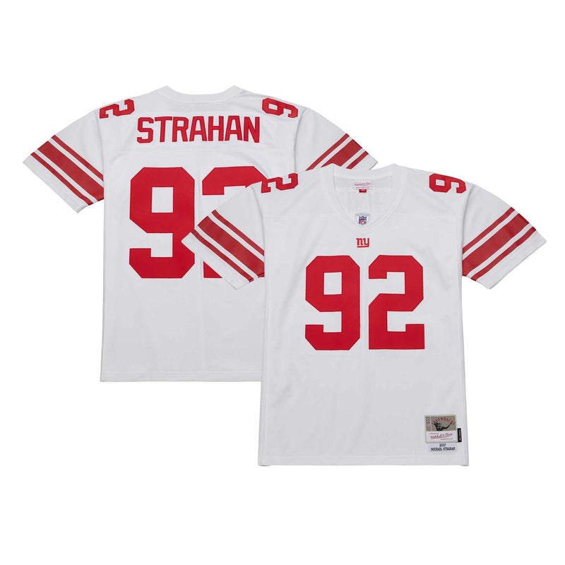 New York Giants Michael Strahan White jersey – view 1