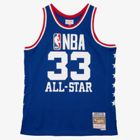 NBA Mitchell & Ness Kareem Abdul-Jabbar 1985 Swingman Authentic Jersey All-Star - Royal Blue – view 3