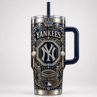 NYY Regalia - Jeweled Crest and Bronx Bombers Banner - main