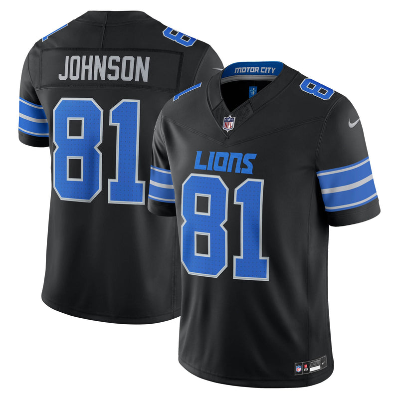 Detroit Lions Calvin Johnson Black jersey – view 1