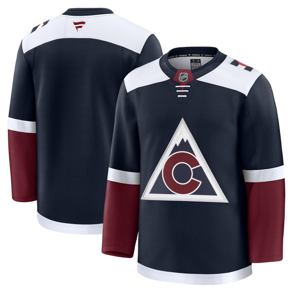 Colorado Avalanche Fanatics Navy Alternate Premium Jersey