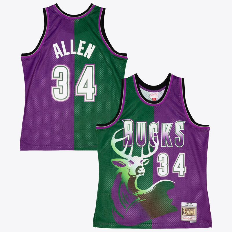 Milwaukee Bucks Green/Purple jersey – view 1