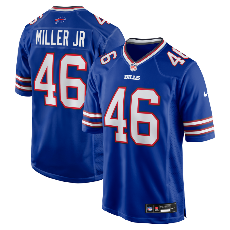 Buffalo Bills DJ Miller Jr. Royal jersey – view 1