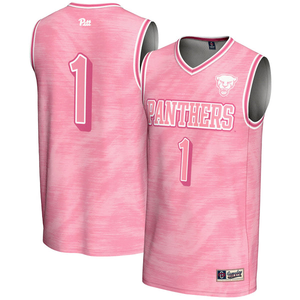 #1 Pitt Panthers GameDay Greats Lightweight Basketball Fashion Jersey - Pink