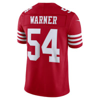 San Francisco 49ers Fred Warner Scarlet jersey – view 4