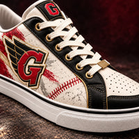 CLE in Cream and Black - Winged G Low-Top Sneakers - main