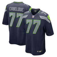 Seattle Seahawks Bryce Cabeldue Navy jersey – view 1