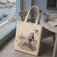 Robin at Rest - Seaside Elegance in Faded Ink Tones - main
