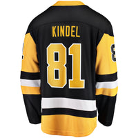 Pittsburgh Penguins Ben Kindel Black jersey – view 4