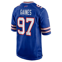 Buffalo Bills Greg Gaines Royal jersey – view 6