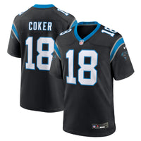 Carolina Panthers Jalen Coker Black jersey – view 2