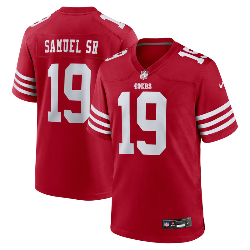 San Francisco 49ers Deebo Samuel Sr Scarlet jersey – view 1
