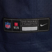 Chicago Bears Jedrick Wills Jr. Navy jersey – view 6