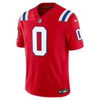 New England Patriots Christian Gonzalez Red jersey – view 3