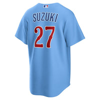 Chicago Cubs Seiya Suzuki Blue jersey – view 4