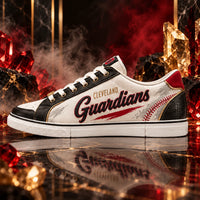CLE in Cream and Black - Winged G Low-Top Sneakers - main