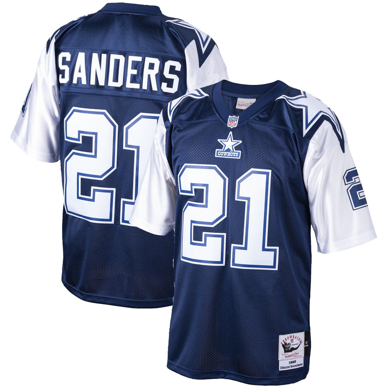 Dallas Cowboys Deion Sanders Navy jersey – view 1