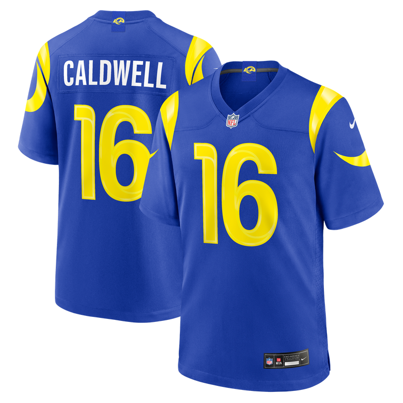 Los Angeles Rams Matthew Caldwell Royal jersey – view 1