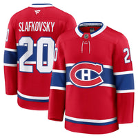 Montreal Canadiens Juraj Slafkovsky Red jersey – view 1