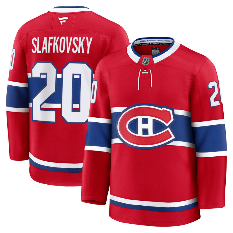 Montreal Canadiens Juraj Slafkovsky Red jersey – view 1