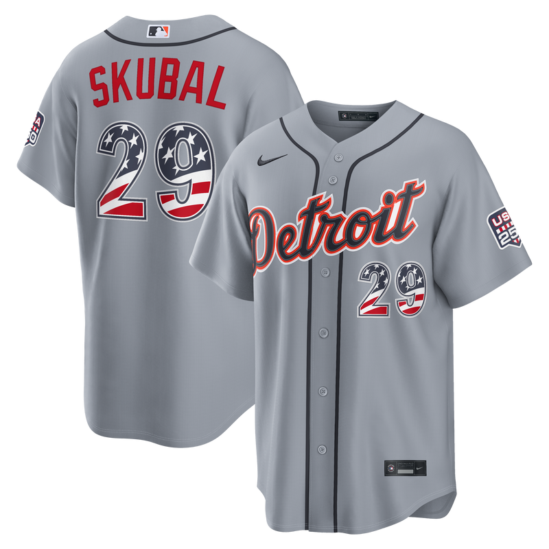 Detroit Tigers Gray jersey – view 1