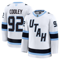 Utah Mammoth Logan Cooley White jersey – view 1