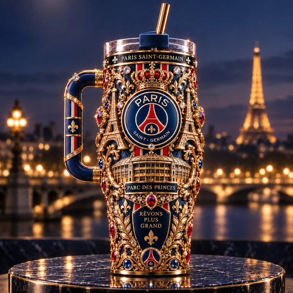 PSG - Gold Filigree, Fleur-de-Lis and Parisian Elegance - main