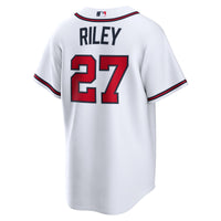 Atlanta Braves Austin Riley White jersey – view 4