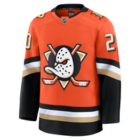 Anaheim Ducks Chris Kreider Orange jersey – view 3