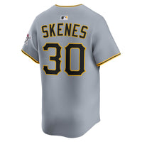 Pittsburgh Pirates Paul Skenes Gray jersey – view 4
