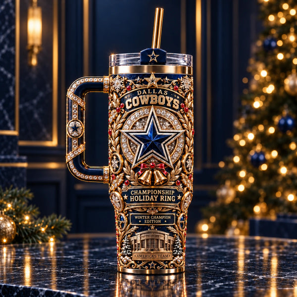 DAL Holiday Ring - A Study in Star, Gold and Midnight Blue - main