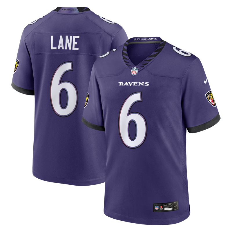 Baltimore Ravens Ja'Kobi Lane Purple jersey – view 1