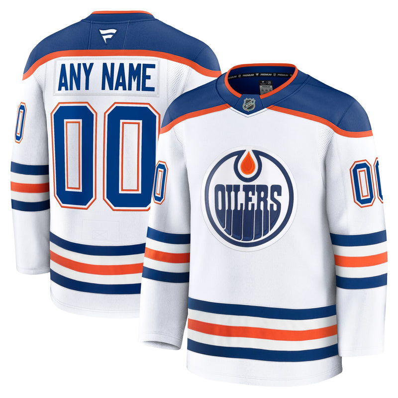 Edmonton Oilers White jersey – view 1