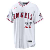 Los Angeles Angels White jersey – view 3