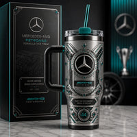 MB Silver Order - Teal Jewelled Emblem Tumbler - main