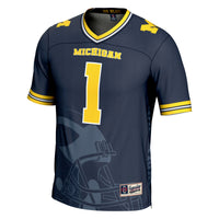 Michigan Wolverines Icon Print Navy jersey – view 3