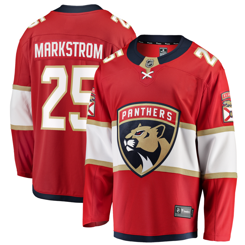 Florida Panthers Jacob Markstrom Red jersey – view 1