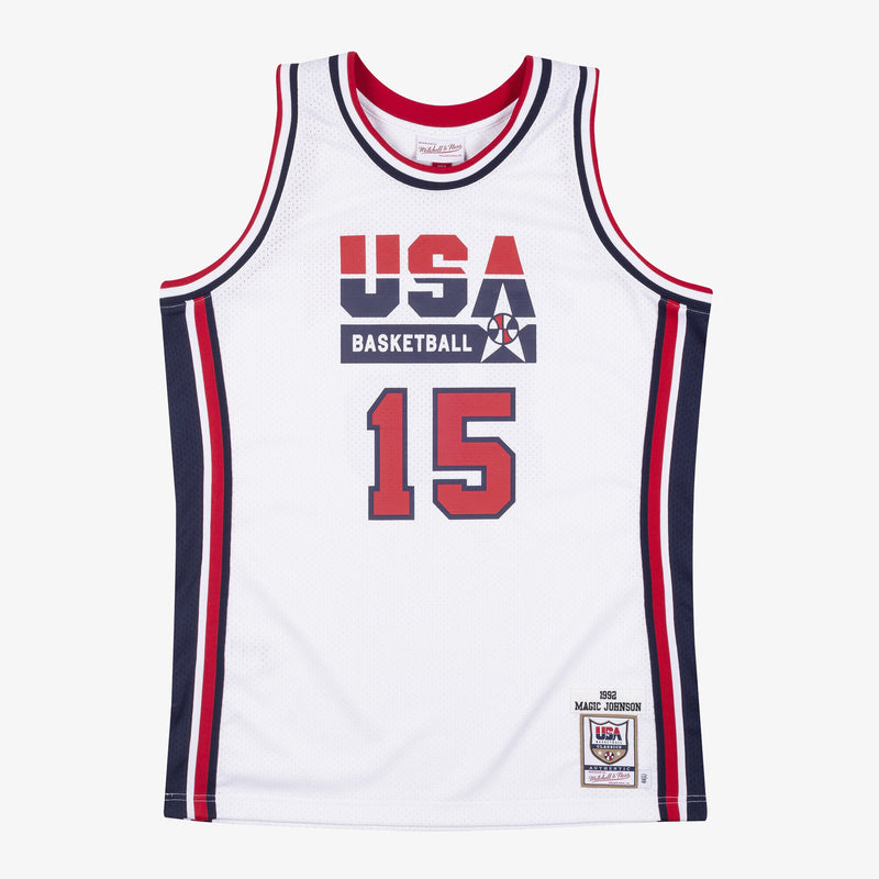 USA Basketball Mitchell & Ness Authentic Jersey Magic Johnson 1992 – view 1