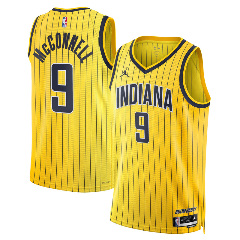 Indiana Pacers T.J. McConnell - Gold jersey – view 1