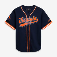 Virginia Cavaliers Mesh Full-Button Navy jersey – view 2